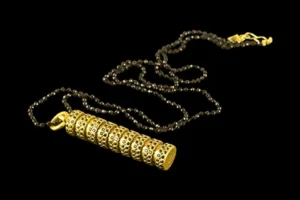 After The Poison – Black Cubic Zirconia Brass Boittle Pendant After The Poison - Black Cubic Zirconia Brass Boittle Pendant