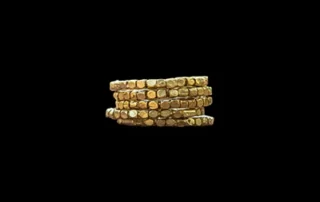 Origin Band 1 - Gold-Plated Brass Rings
