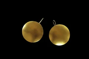 Round About Earrings – Brass Round Earrings Round About Earrings - Brass Round Earrings