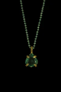 Cutting Edge:6 – Gold Plated Silver Pendant Necklaces with Fluorite vertical Cutting Edge 6: Gold Plated Silver Pendant Necklaces with Fluorite