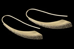 Falling Expansion 2: silver earrings Falling Expansion 2: silver earrings